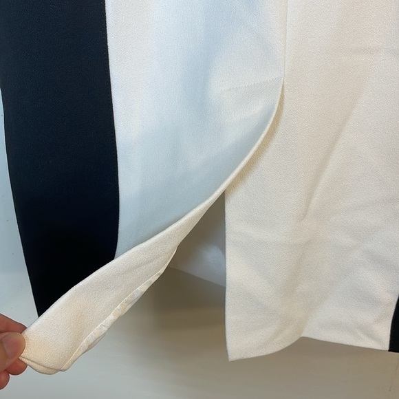 NWT. Karen Millen US 6 Color Block Patch Work Cap Sleeve Sheath Dress. - Picture 11 of 11